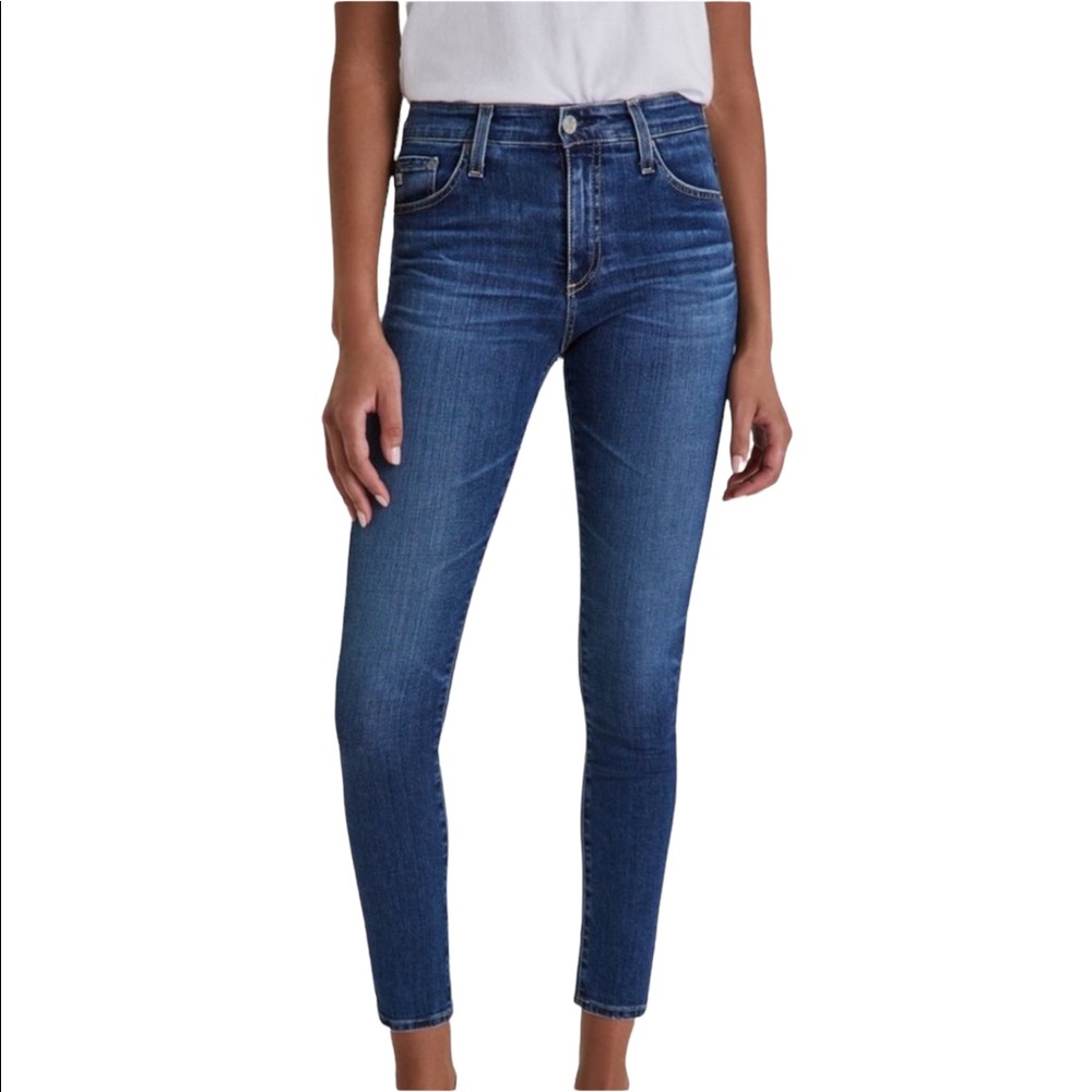 Adriano Goldscmied Farrah High Rise Skinny Jean Blue
